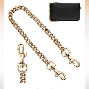 🆕 Gold Purse Chain Replacement Straps Compatible with Coach Handbags Large
